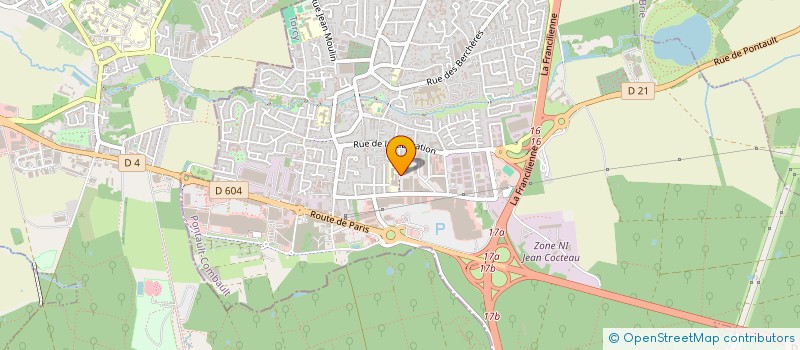 localisation de l'entreprise AT' SERVICES  PONTAULT-COMBAULT