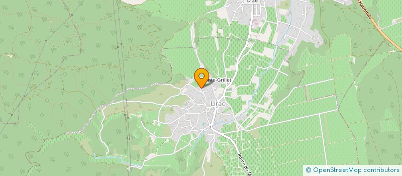 localisation de l'entreprise AT SUD  SAINT-LAURENT-DES-ARBRES