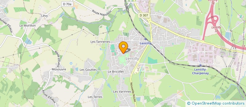 localisation de l'entreprise AT THE AUDIENCE  LENTILLY