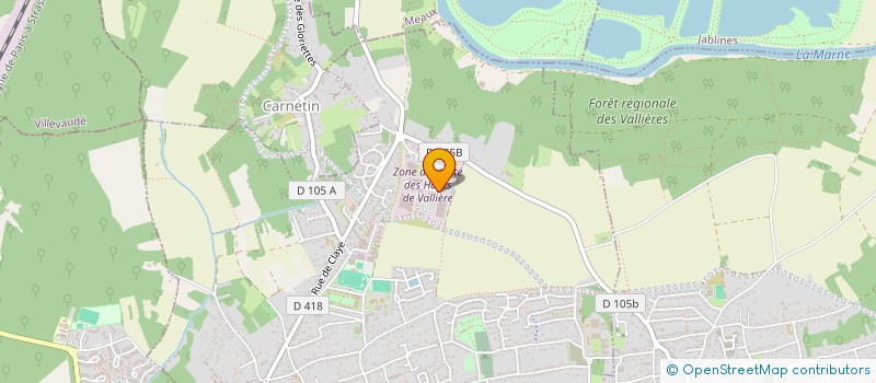 localisation de l'entreprise AT THORIGNY  THORIGNY-SUR-MARNE