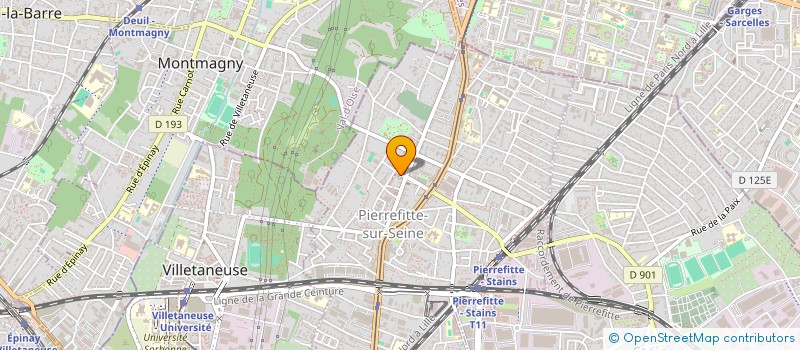 localisation de l'entreprise AT TRANSPORT  NOISY-LE-GRAND