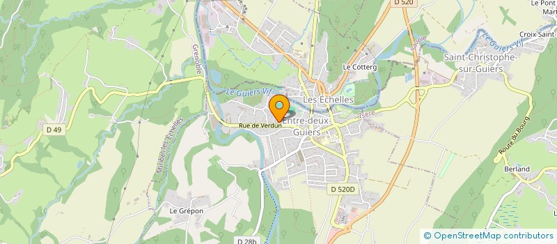 localisation de l'entreprise AT VENTILATION à ENTRE-DEUX-GUIERS