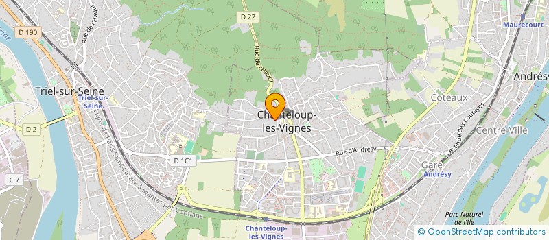localisation de l'entreprise AT2CTO à CHANTELOUP-LES-VIGNES