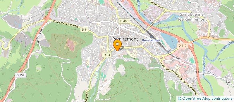 localisation de l'entreprise AT2F  REMIREMONT