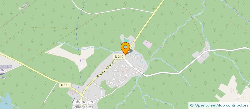 localisation de l'entreprise AT2L  CABANAC-ET-VILLAGRAINS