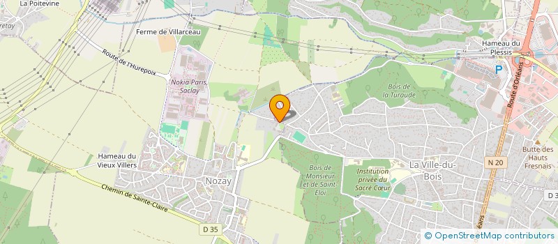 localisation de l'entreprise AT2M à NOZAY