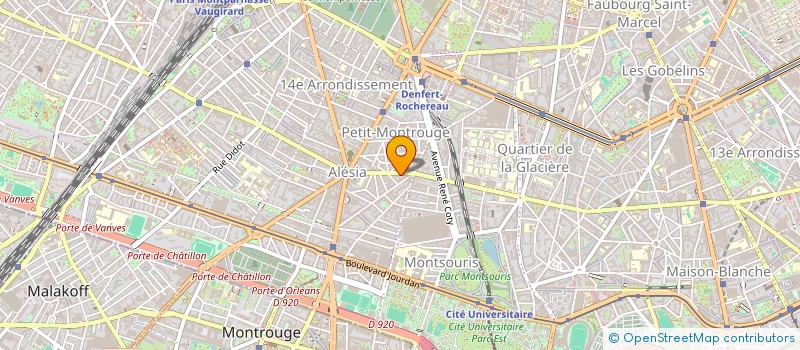 localisation de l'entreprise AT2M à PARIS