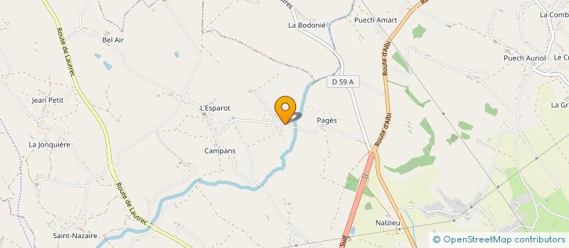localisation de l'entreprise AT2M à CASTRES