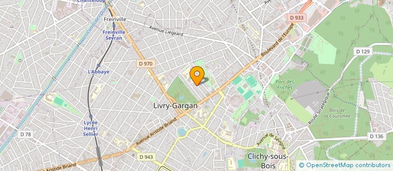 localisation de l'entreprise AT3 RESTO à LIVRY GARGAN