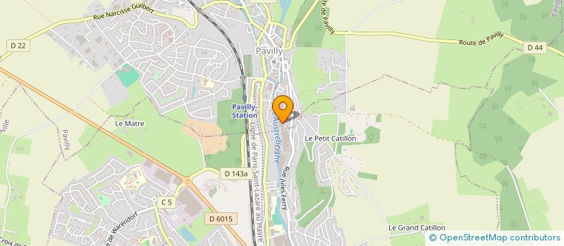 localisation de l'entreprise AT3M à PAVILLY