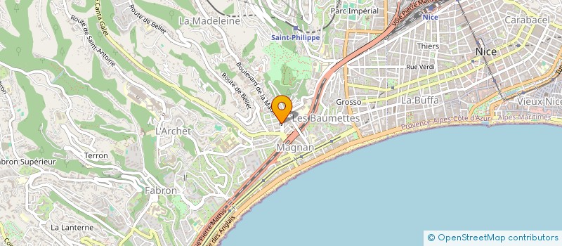 localisation de l'entreprise ATA à NICE