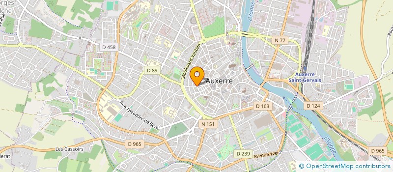 localisation de l'entreprise ATA à AUXERRE