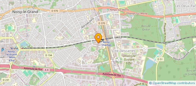 localisation de l'entreprise ATA  NOISY-LE-GRAND