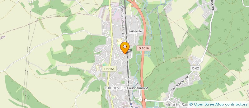 localisation de l'entreprise ATA  LAIGNEVILLE