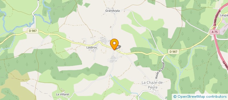localisation de l'entreprise ATA ENERGIES  PEYRE EN AUBRAC