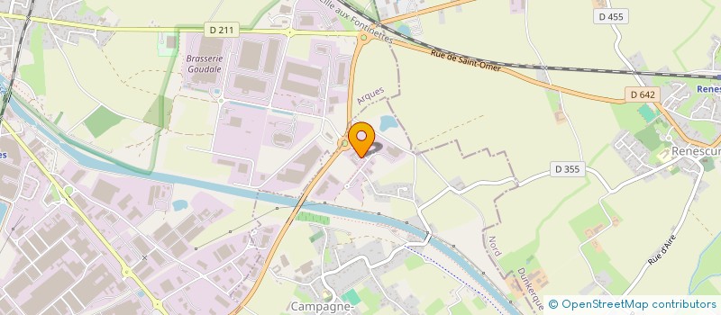 localisation de l'entreprise ATA HOLDING  CAMPAGNE-LES-WARDRECQUES