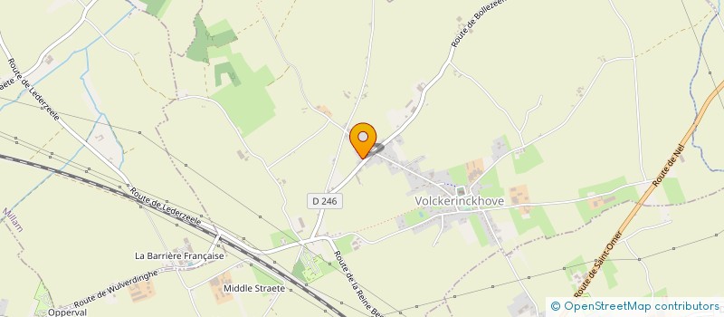 localisation de l'entreprise ATA IMMO à VOLCKERINCKHOVE