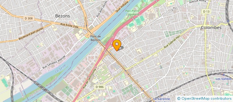 localisation de l'entreprise ATA PRIMEUR à COLOMBES
