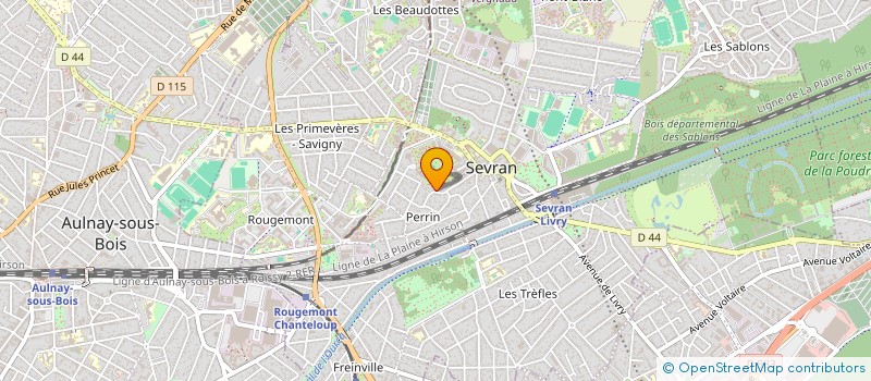 localisation de l'entreprise ATA PRIMEURS à SEVRAN