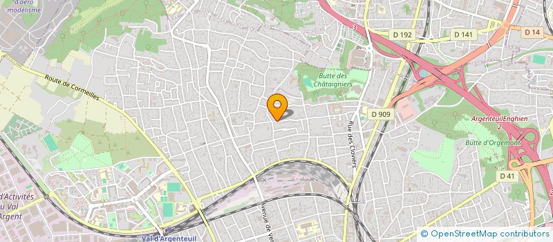 localisation de l'entreprise ATA95  ARGENTEUIL