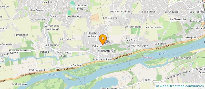 localisation de l'entreprise ATAA à FONDETTES