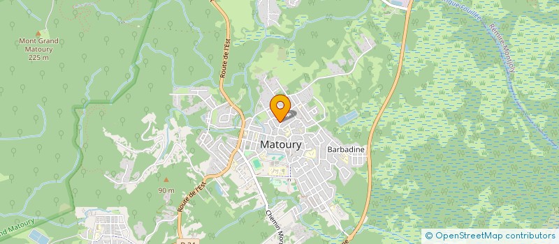 localisation de l'entreprise ATABAT à MATOURY