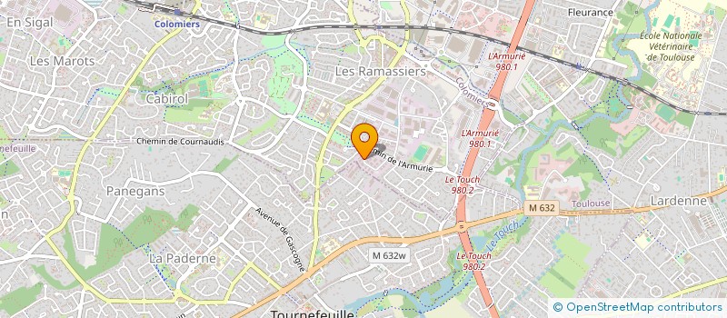localisation de l'entreprise ATABEY CONSTRUCTIONS à COLOMIERS