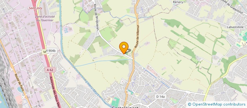 localisation de l'entreprise ATABOX  CUGNAUX