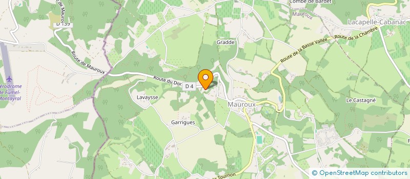 localisation de l'entreprise ATAC  MAUROUX