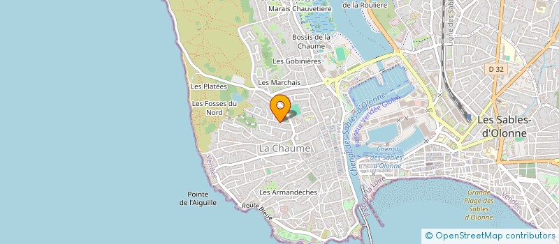 localisation de l'entreprise ATACAMA à LES SABLES-D'OLONNE