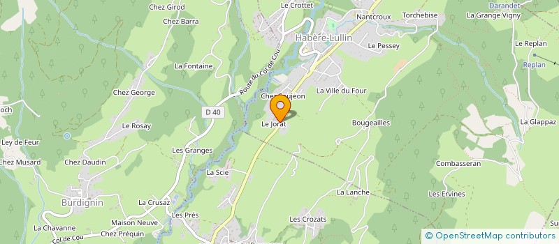 localisation de l'entreprise ATACAMAYA  HABERE-LULLIN