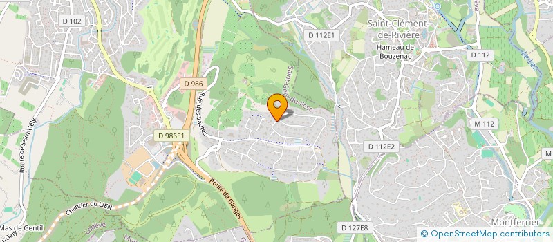 localisation de l'entreprise ATACAMITE  SAINT-GELY-DU-FESC