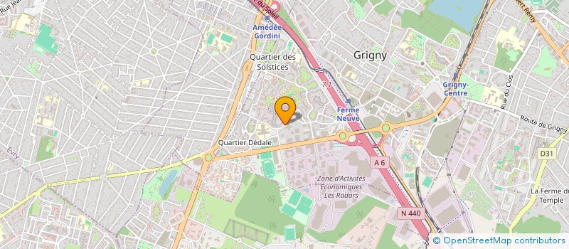 localisation de l'entreprise ATACTION INSERTION à GRIGNY