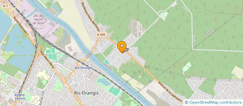 localisation de l'entreprise ATACTION SERVICE à DRAVEIL