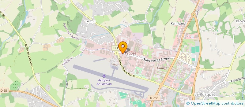 localisation de l'entreprise ATAFACTOR à LANNION