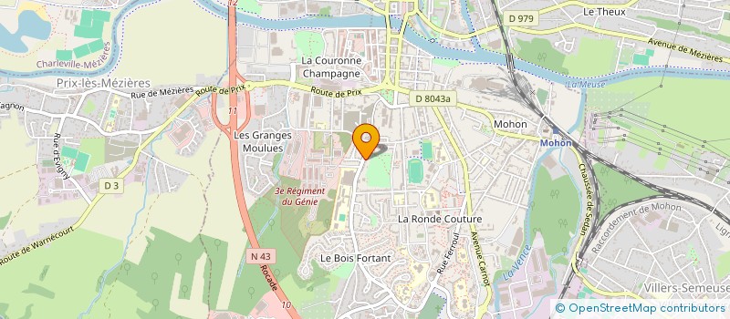 localisation de l'entreprise ATAK  CHARLEVILLE-MEZIERES