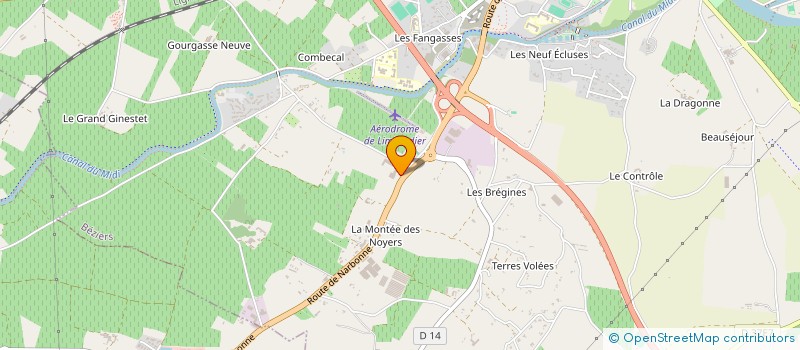 localisation de l'entreprise ATAK CARO à BEZIERS