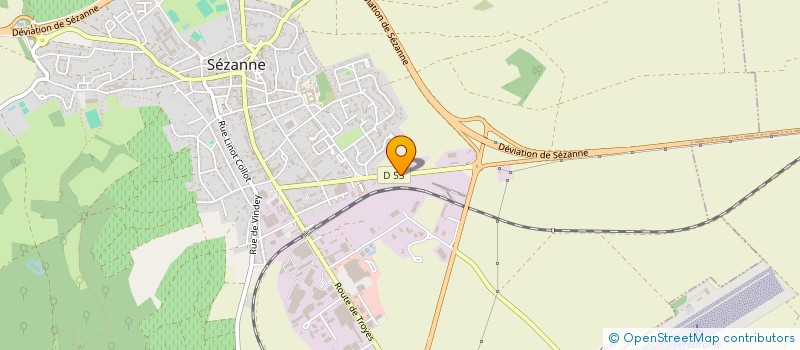 localisation de l'entreprise ATAK FOREST  SEZANNE