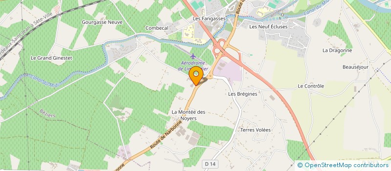 localisation de l'entreprise ATAK INVEST à BEZIERS