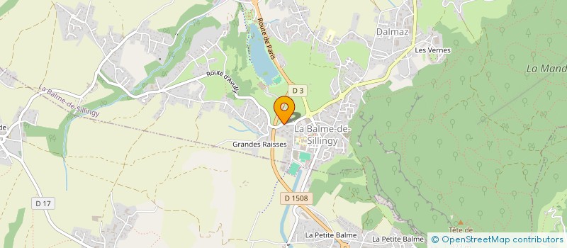 localisation de l'entreprise ATAK RENOVATION  LA BALME-DE-SILLINGY