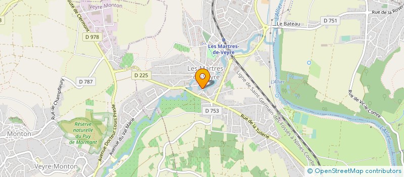 localisation de l'entreprise ATAKORA  LES MARTRES-DE-VEYRE