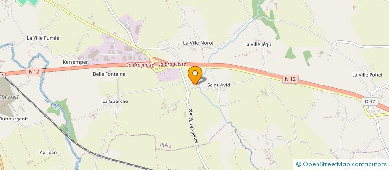 localisation de l'entreprise ATAL ENERGIE à PLELO
