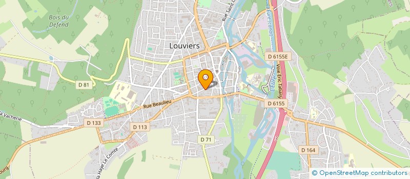 localisation de l'entreprise ATALA à LOUVIERS