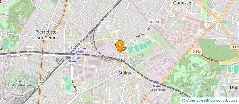 localisation de l'entreprise ATALA à STAINS