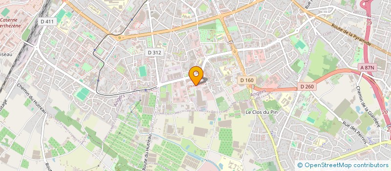 localisation de l'entreprise ATALANTA à ANGERS