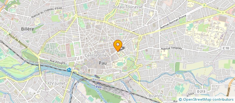 localisation de l'entreprise ATALANTE à PAU