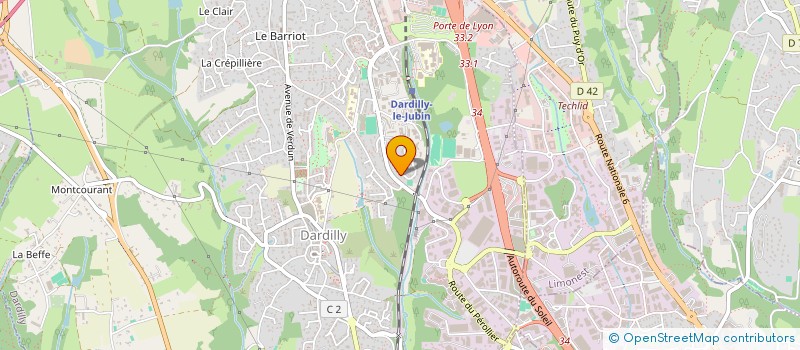 localisation de l'entreprise ATALANTE  DARDILLY