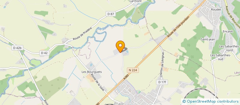 localisation de l'entreprise ATALANTE  LASSERRE-PRADERE