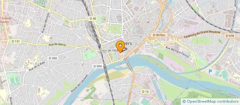 localisation de l'entreprise ATALANTE CENTRALE à NEVERS