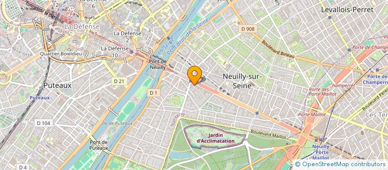 localisation de l'entreprise ATALANTE CONSULTING à NEUILLY-SUR-SEINE